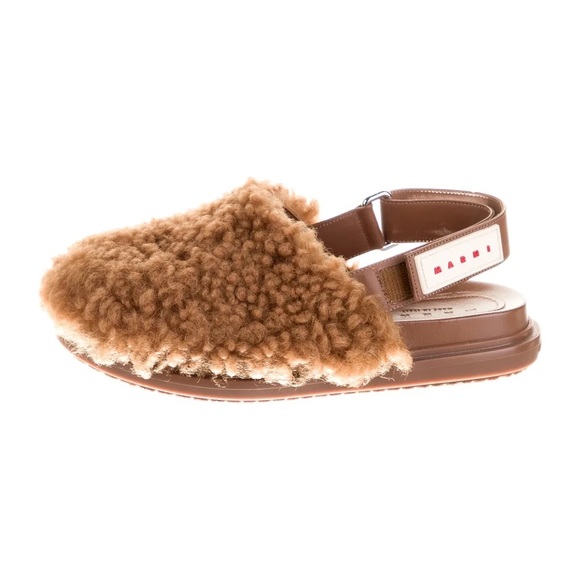 ❤️Marni Shearling Slingback Flats❤️ - Picture 1 of 5